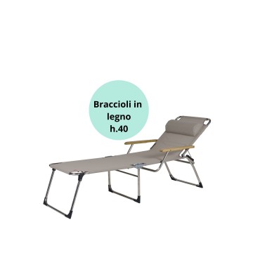 Amigo relax h.40 036TXA Versione h.40 dotata di braccioli in robinia.